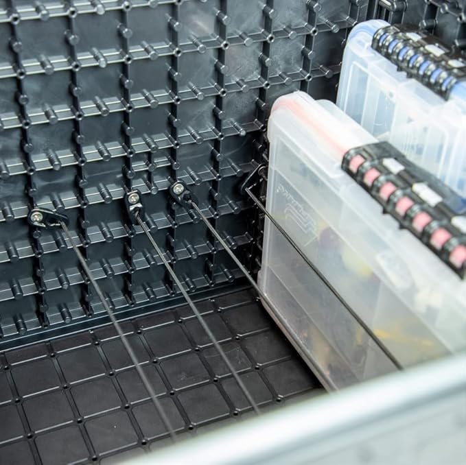 YakAttack KnotLoc Bungee Divider Kit | 6-Pack for BlackPak Pro Kayak Crate | Adjustable Tackle Box Storage System with Stainless Hardware | Fits All BlackPak Pro Sizes | Made in USA