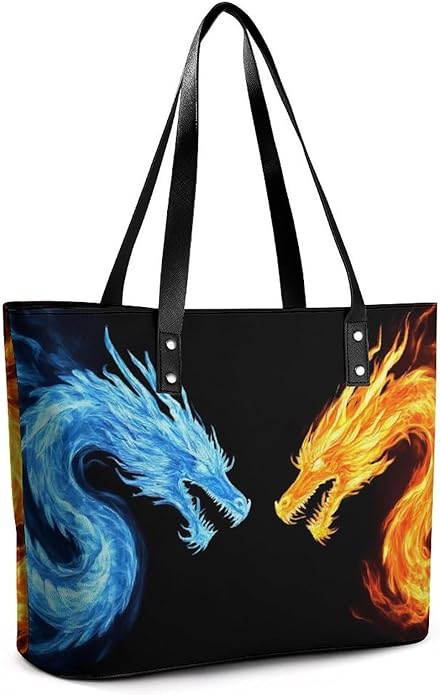 Big Shoulder Commuter Bag Work Tote Bag Handbag With Zipper For Women And Men