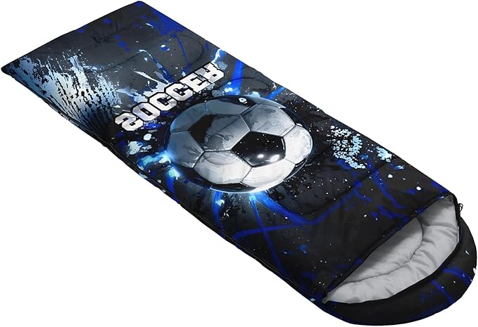 QOOMO Camping Sleeping Bags,3 Season Warm & Cool Weather,Lightweight,Waterproof Sleeping Bags for Adults & Kids,Traveling,and Outdoors,Camping Gear Equipment