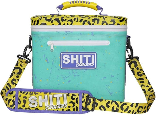 SHITI Coolers Cooler for Camping, Travel, Beach, Soft Lunch Box for Food, Drinks & Ice, Portable, Waterproof 24 Hr Insulated Bag with Shoulder Straps, Customizable