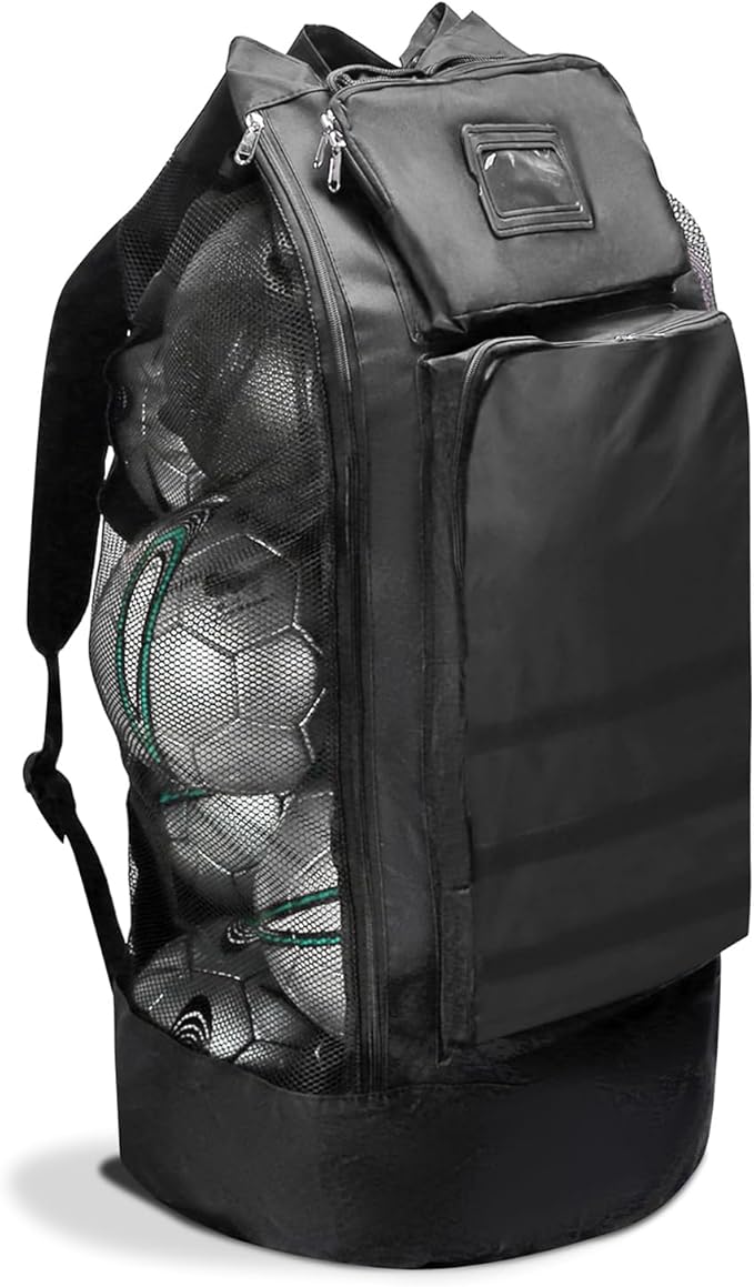 Heavy Duty Meshes Sport Ball Backpack Tear Oxford Cloth Bag for Basketball Volleyball Football & Equipment Bag