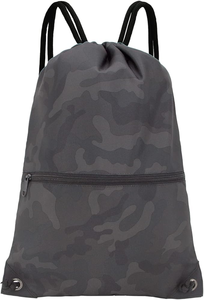 HOLYLUCK Drawstring Backpack Bag Sport Gym Sackpack