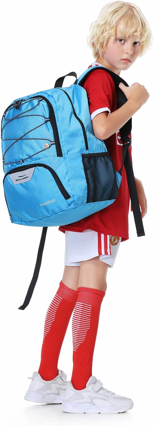Youth Soccer Bag-Soccer Backpack&Backpack for Football Basketball,with Ball Compartment Separate Cleat Package
