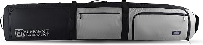 Element Equipment Wheeled Padded Ski Bag Ultimate Double - Premium High End Double Roller Travel Bag