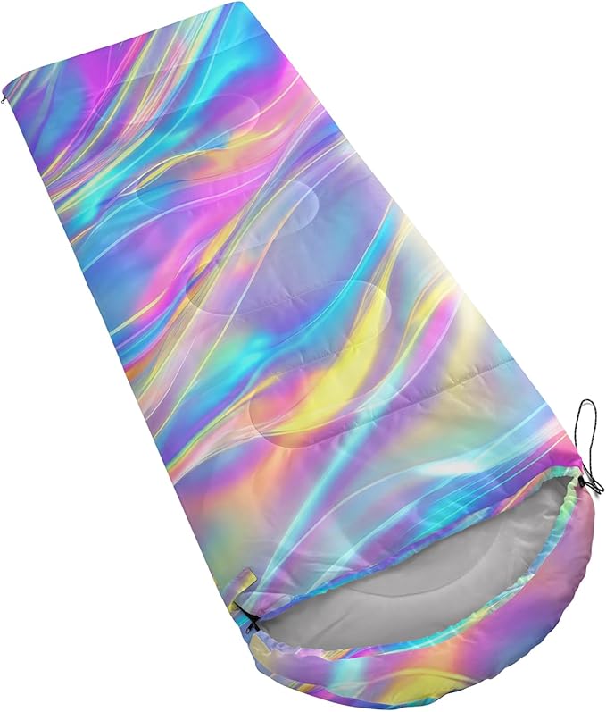 QOOMO Camping Sleeping Bags,3 Season Warm & Cool Weather,Lightweight,Waterproof Sleeping Bags for Adults & Kids,Traveling,and Outdoors,Camping Gear Equipment