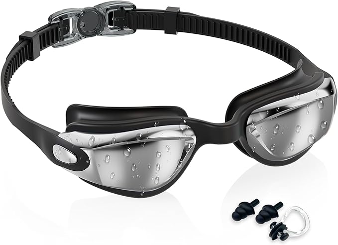 Aegend Swim Goggles - Kids Swimming Goggles for 3-14 Boys Girls Youth No Leaking Clear Vision