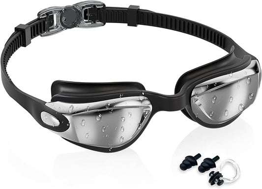 Aegend Swim Goggles - Kids Swimming Goggles for 3-14 Boys Girls Youth No Leaking Clear Vision