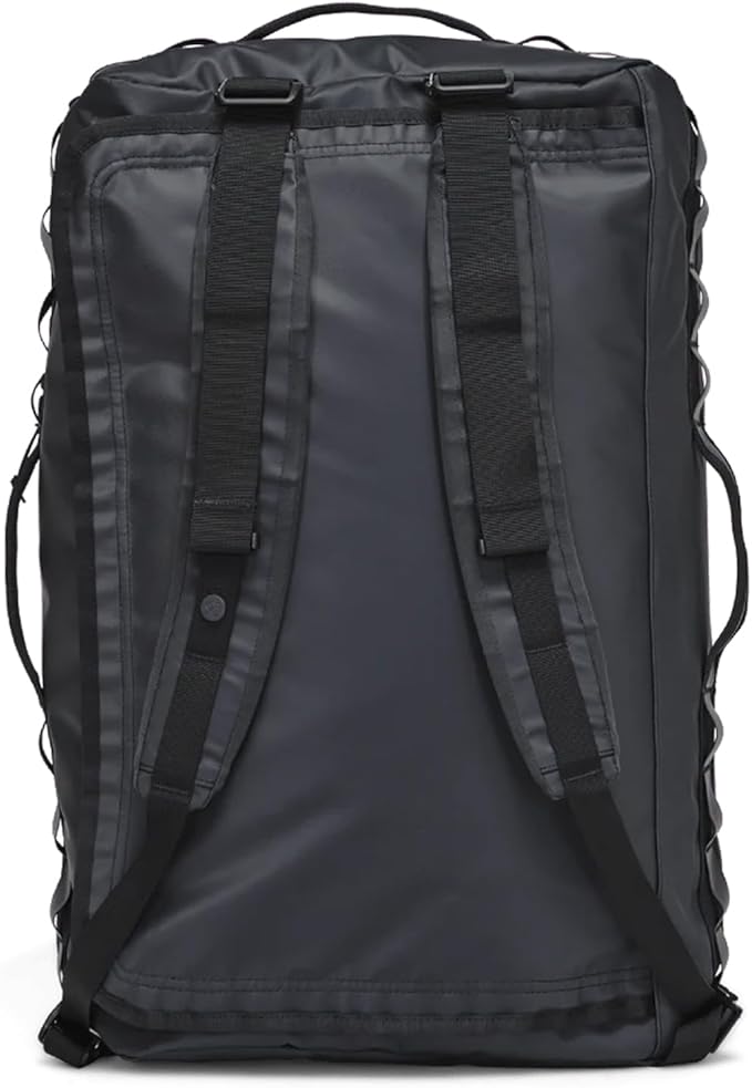 Baboon to the Moon Go-Bag Big Duffle Bag - Detachable Straps, Stylish, Compact, Large Travel Bag Lightweight, Durable, Water-Resistant for Men and Women (Black)