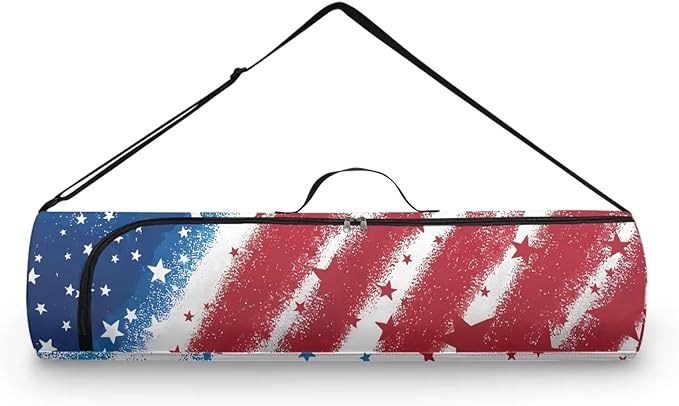 ZCFYGDX Yoga Mat Bag with Adjustable Shoulder Strap and Handle Zipper, 30in Wide x 6.3in Diameter for Yoga Mat Storage