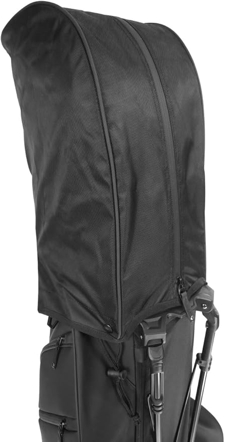 KRADUL - LUX 9.5" 14-Way Hybrid Stand Bag – Lightweight Golf Bag with Stand, Leather Finish, Club Organizer & Removable Panel