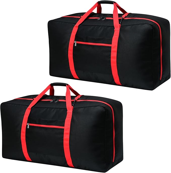 2 Packs Extra Large Duffel Bag 110L Travel Duffel Bag lightweight Luggage Bag for Outdoor, Travel, Sport