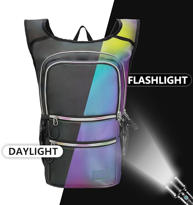 CITCAR Hydration Pack, Water Backpack with 3L Hydration Bladder Lightweight Insulation, Festival Essential, Rave Hydration Backpack, Hydropack Backpack for Rave, Hiking, Biking, Festival Gear