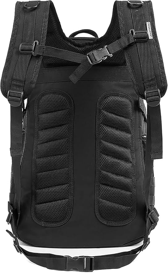 K-Cliffs Tactical Range Duffel Heavy Duty Travel Bag Quality Sport Gear Gym Tote Molle Lockable With US Patch (Combo)