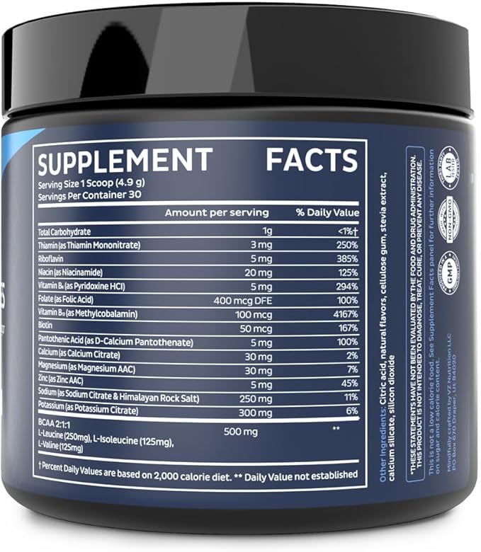 Zeal Electrolyte Powder - 30 Servings | Keto Electrolytes Powder | Zero Sugar, BCAAs, B-Vitamins | Potassium, Zinc, Magnesium | Hydration Powder Recovery Drink | White Gummy Bear