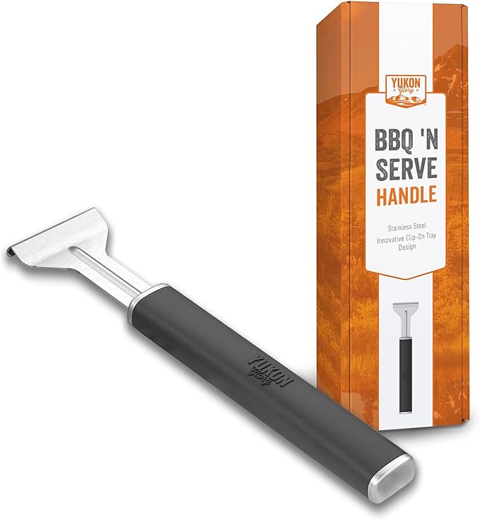 Yukon Glory™ BBQ 'N SERVE Grill Baskets (Grill-to-Table Basket Extra Clip On Handle)