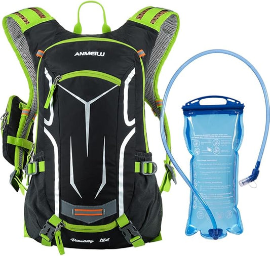 ANMEILU Outdoor Cycling Backpack, 18L, Black