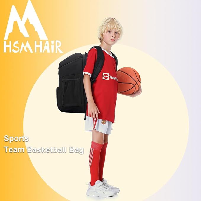 Basketball Backpack Large Sports Bag for Men&Youth,Gym Bag with Separate Ball & Shoes Compartment,Travel Bag for Basketball,Soccer,Volleyball