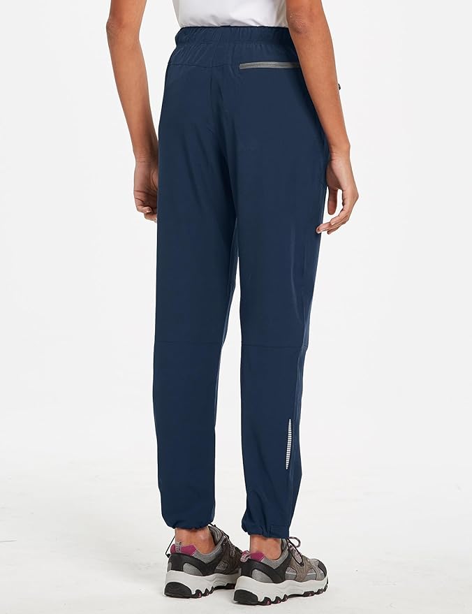 baleaf Women's Hiking Pants Quick Dry Lightweight Water Resistant Elastic Waist Cargo Pants for All Seasons