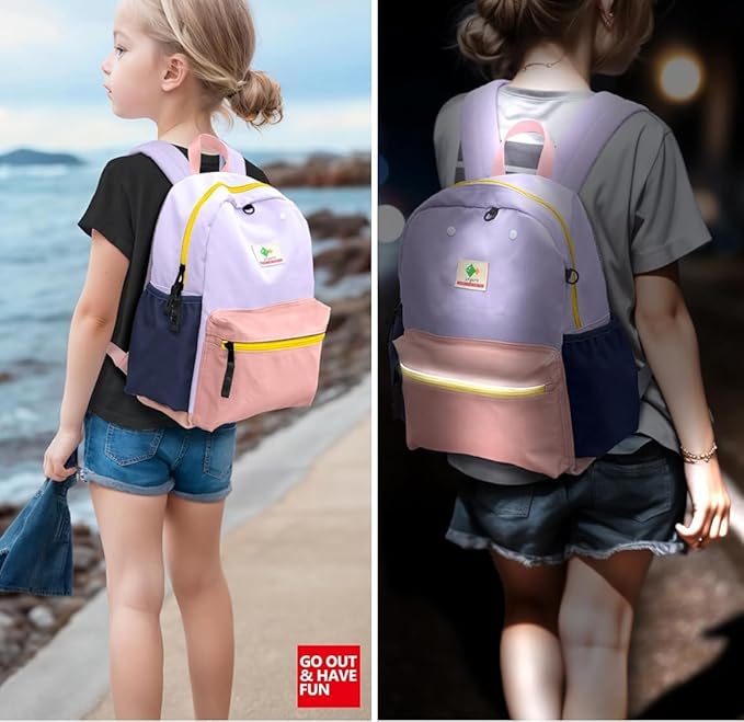 atgark Kids Backpacks For Girls Boys, Backpack Kindergarten Elementary School, Bookbag Backpack For Kids, For School & Travel, Small Kids Child Toddler Backpack, 15" H, For Kids 6-9 Large