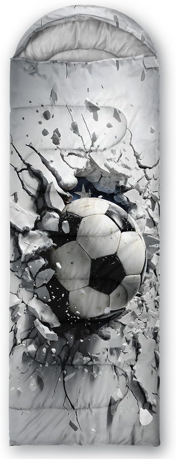 QOOMO Camping Sleeping Bags,3 Season Warm & Cool Weather,Lightweight,Waterproof Sleeping Bags for Adults & Kids,Traveling,and Outdoors,Camping Gear Equipment