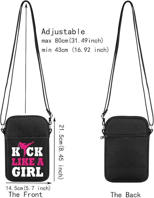 JXGZSO Karate Shoulder Bag Martial Arts Merch Taekwondo Lovers Gift