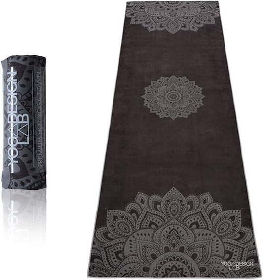 yogadesignlab | The HOT Yoga Towel | Premium Non Slip Colorful Towel | Designed in Bali | Eco Printed + Quick Dry + Mat Sized | Ideal for Hot Yoga, Bikram, Ashtanga, Sport, Travel