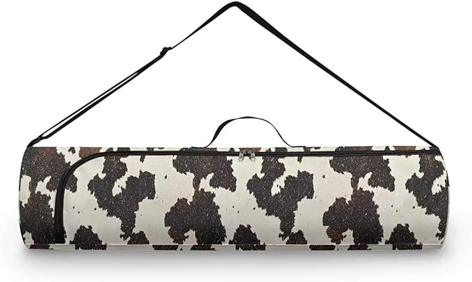 ZCFYGDX Yoga Mat Bag with Adjustable Shoulder Strap and Handle Zipper, 30in Wide x 6.3in Diameter for Yoga Mat Storage