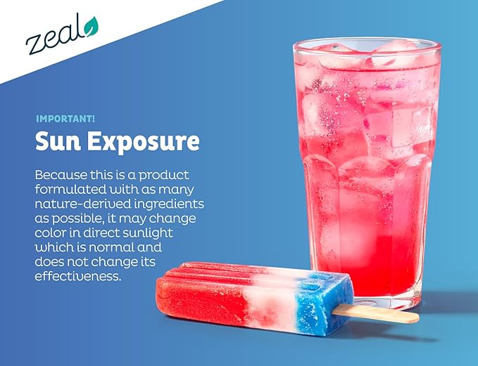 Zeal Electrolyte Powder - 30 Servings | Keto Electrolytes Powder | Zero Sugar, BCAAs, B-Vitamins | Potassium, Zinc, Magnesium | Hydration Powder Recovery Drink | Red White Blue Frozen Pop