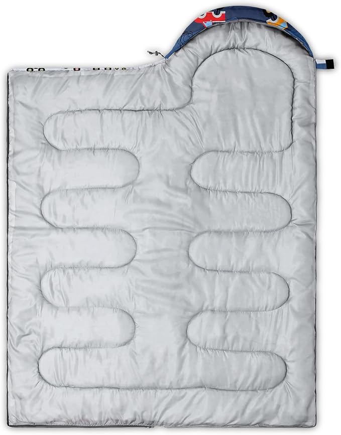 QOOMO Camping Sleeping Bags,3 Season Warm & Cool Weather,Lightweight,Waterproof Sleeping Bags for Adults & Kids,Traveling,and Outdoors,Camping Gear Equipment