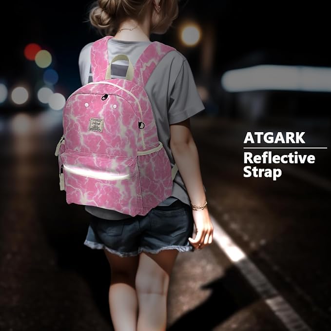 atgark Toddler Backpack for Girls 2-5: Preschool Backpack for Boys Girls - Cute Kids Backpack for Boys