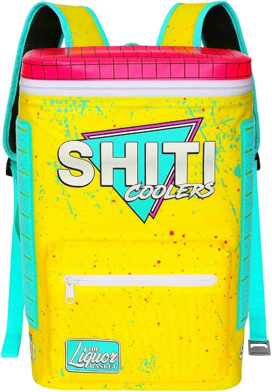 SHITI Coolers Cooler for Camping, Travel, Beach, Soft Lunch Box for Food, Drinks & Ice, Portable, Waterproof 24 Hr Insulated Bag with Shoulder Straps, Customizable