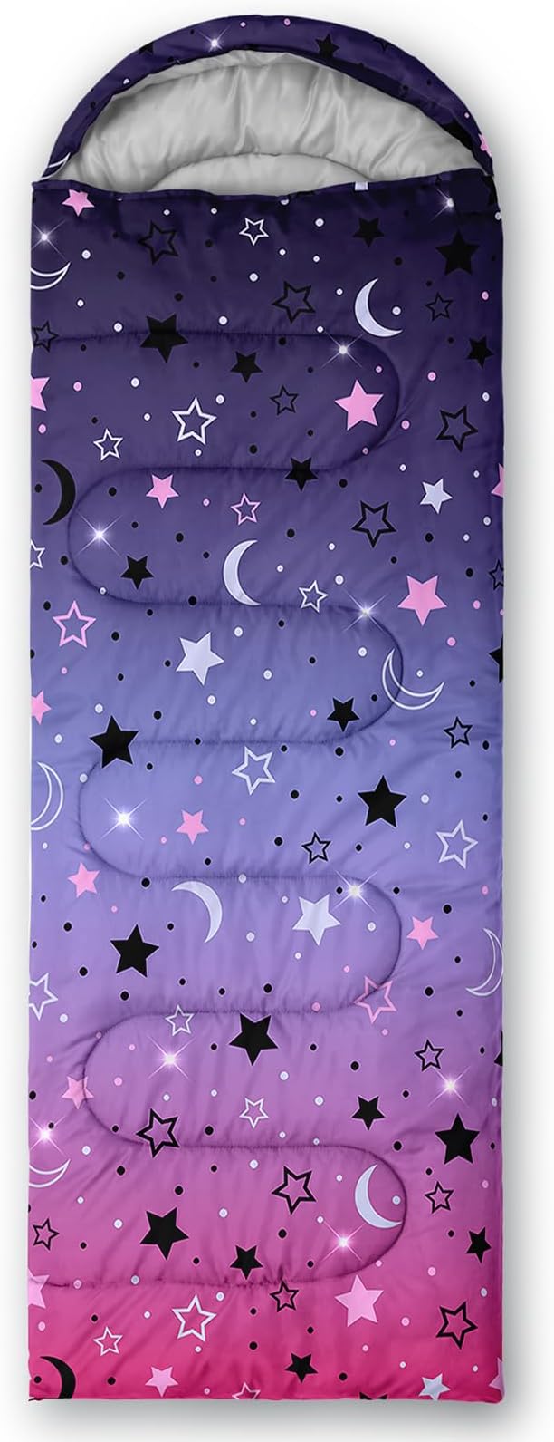 QOOMO Camping Sleeping Bags,3 Season Warm & Cool Weather,Lightweight,Waterproof Sleeping Bags for Adults & Kids,Traveling,and Outdoors,Camping Gear Equipment