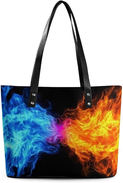 Big Shoulder Commuter Bag Work Tote Bag Handbag With Zipper For Women And Men