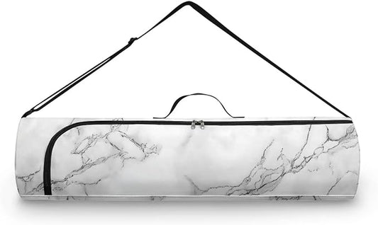 ZCFYGDX Yoga Mat Bag with Adjustable Shoulder Strap and Handle Zipper, 30in Wide x 6.3in Diameter for Yoga Mat Storage