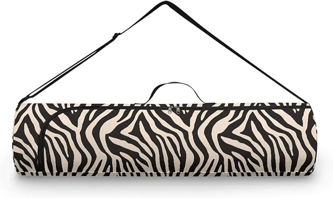 ZCFYGDX Yoga Mat Bag with Adjustable Shoulder Strap and Handle Zipper, 30in Wide x 6.3in Diameter for Yoga Mat Storage