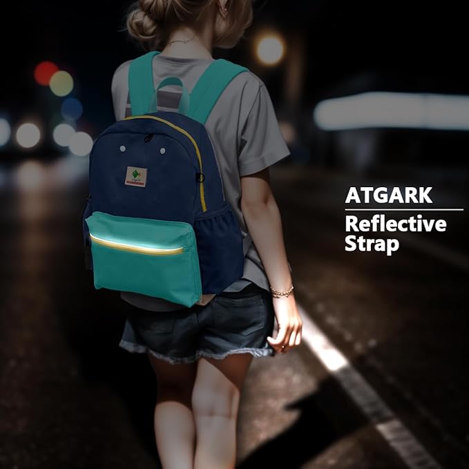 atgark Kids Backpacks for Girls & Boys - Kindergarten to Elementary School, Small Child Toddler Backpack, 15" H, Ages 6-9