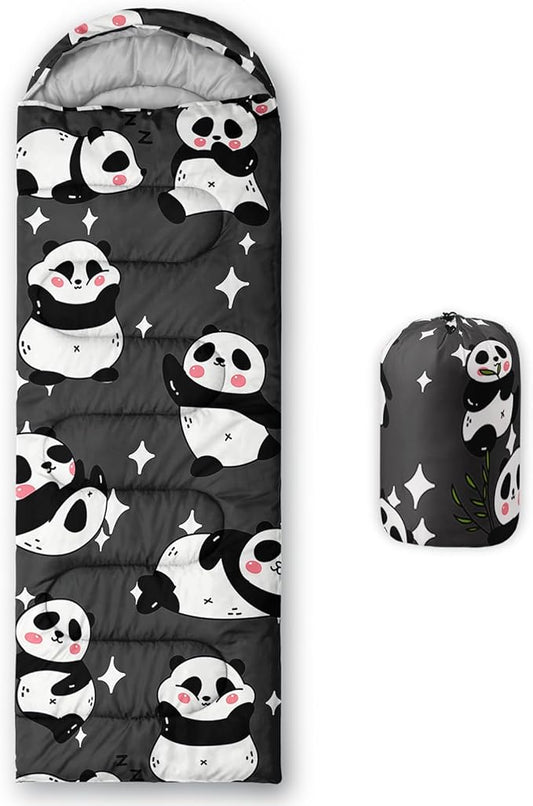 QOOMO Camping Sleeping Bags,3 Season Warm & Cool Weather,Lightweight,Waterproof Sleeping Bags for Adults & Kids,Traveling,and Outdoors,Camping Gear Equipment