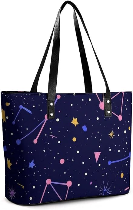 Big Shoulder Commuter Bag Work Tote Bag Handbag With Zipper For Women And Men