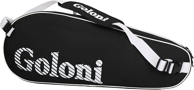 Goloni | 3 Racquet Tennis Bag, for Professional or Beginner Tennis Players, Rackets Cover Bag with Protective Pad & Lightweight | Unisex Design for Men, Women, Youth and Adults