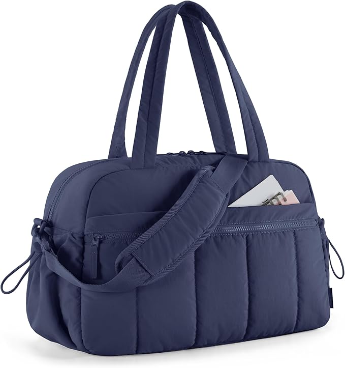 BAGSMART Gym Bag for Women, Duffle Bag for Travel with Wet Pocket, Lightweight Carry on Weekender Duffel, Water Resistant