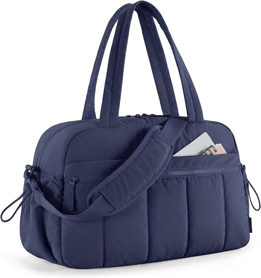 BAGSMART Gym Bag for Women, Duffle Bag for Travel with Wet Pocket, Lightweight Carry on Weekender Duffel, Water Resistant