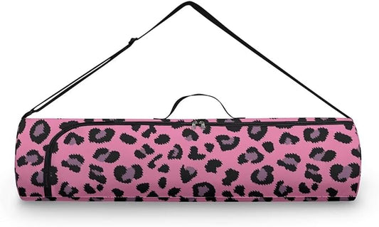 ZCFYGDX Yoga Mat Bag with Adjustable Shoulder Strap and Handle Zipper, 30in Wide x 6.3in Diameter for Yoga Mat Storage
