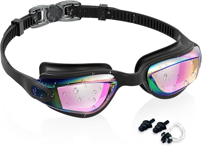 Aegend Swim Goggles - Kids Swimming Goggles for 3-14 Boys Girls Youth No Leaking Clear Vision