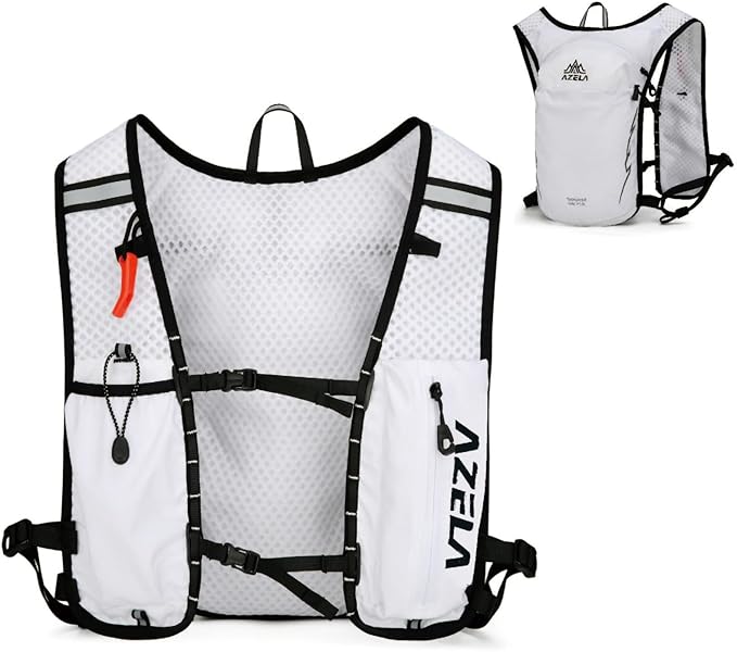 YAPJEB Lightweight Hydration Pack Backpack Vest, Optional 1.5L 2L BPA Free Water Bladder - Leakproof Breathable for Men Women Running Hiking Cycling Marathon