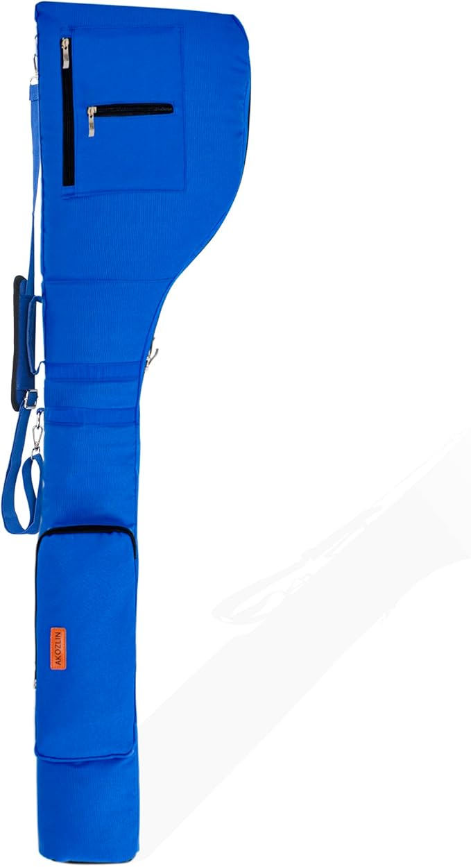 AKOZLIN Golf Clubs Carry Bag 8-10 Lightweight Foldable Travel Sunday Golf Case with Strap Waterproof Sunday Bag