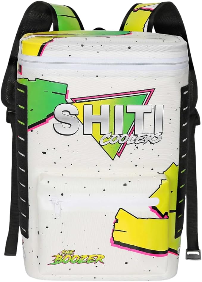 SHITI Coolers Cooler for Camping, Travel, Beach, Soft Lunch Box for Food, Drinks & Ice, Portable, Waterproof 24 Hr Insulated Bag with Shoulder Straps, Customizable