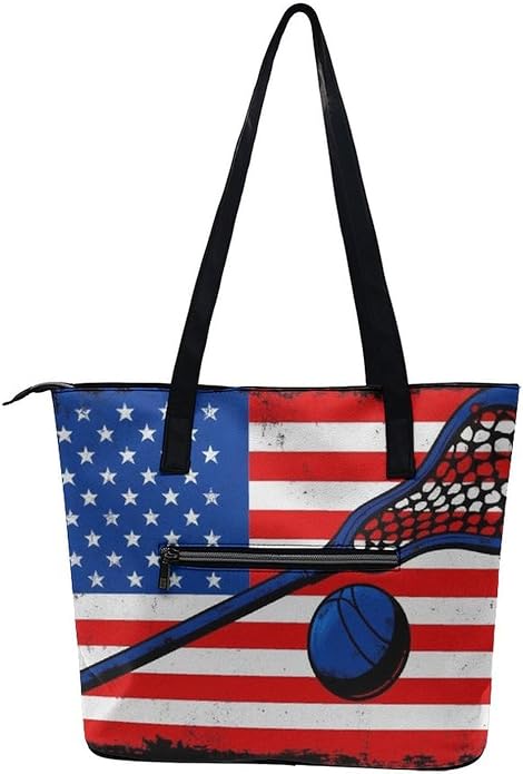 Big Shoulder Commuter Bag Work Tote Bag Handbag With Zipper For Women And Men