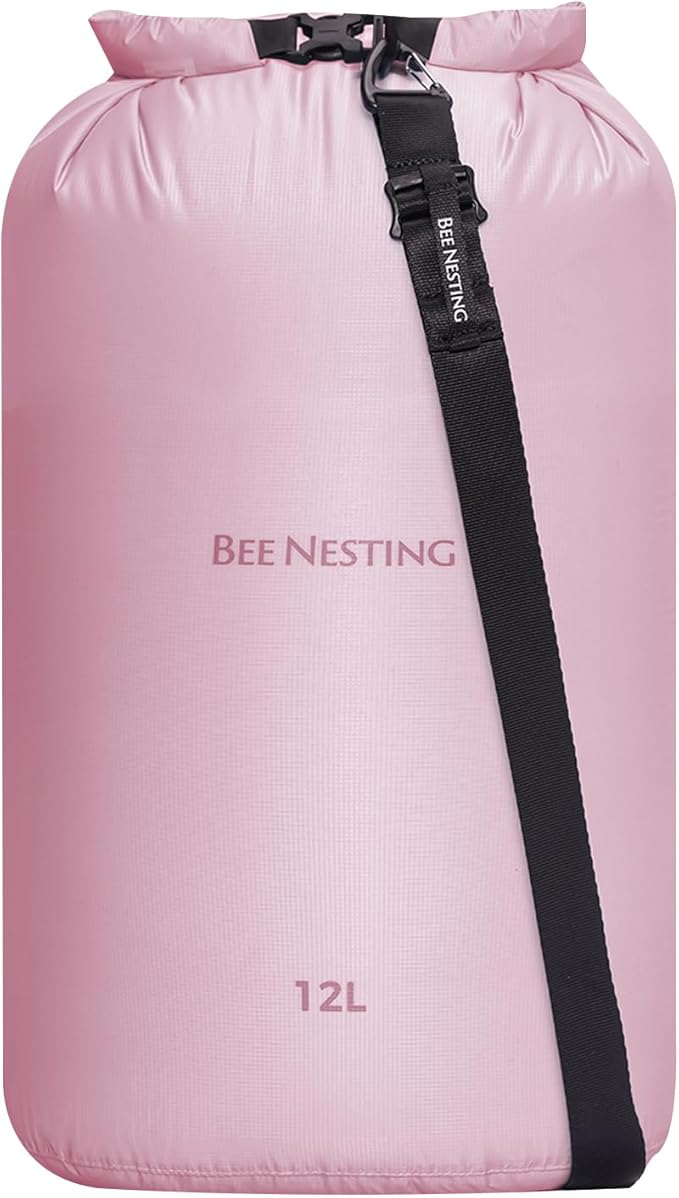 Bee Nesting Ultralight Dry Bag Set for Backpacking, Waterproof Dry Sack for Camping, Hiking, Motorcycle, Lightweight Stuff Sack Set of 3 Pack