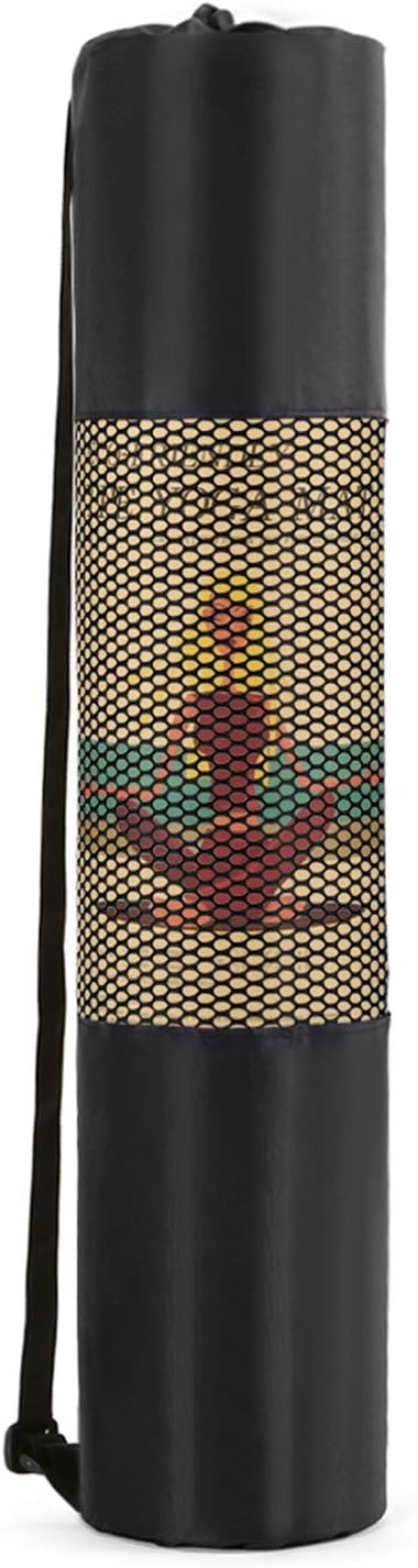 Yoga Mat Bag, Lightweight Mesh Net with Adjustable Strap for Comfortable Carrying for Yoga Mat, Snorkel Tube