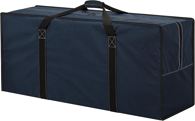 155L Oversized Duffle Bag - 42” Extra Large Heavy Duty Water Resistant Travel Bag for Camping Moving Storage (Navy Blue)